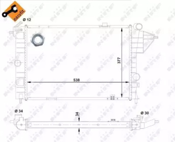 WILMINK GROUP wg1721616 -  Радиатор, охлаждение двигателя